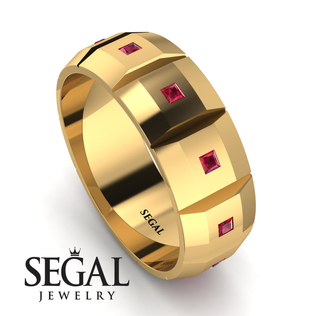 Eternity Princess Ruby Wedding Ring - Michael No. 7