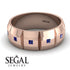 Eternity Princess Sapphire Wedding Ring - Michael No. 14 image 6