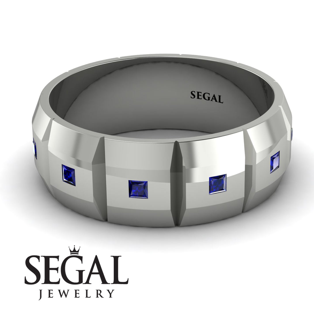 Eternity Princess Sapphire Wedding Ring - Michael No. 15