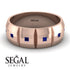 Eternity Princess Sapphire Wedding Ring - Michael No. 14