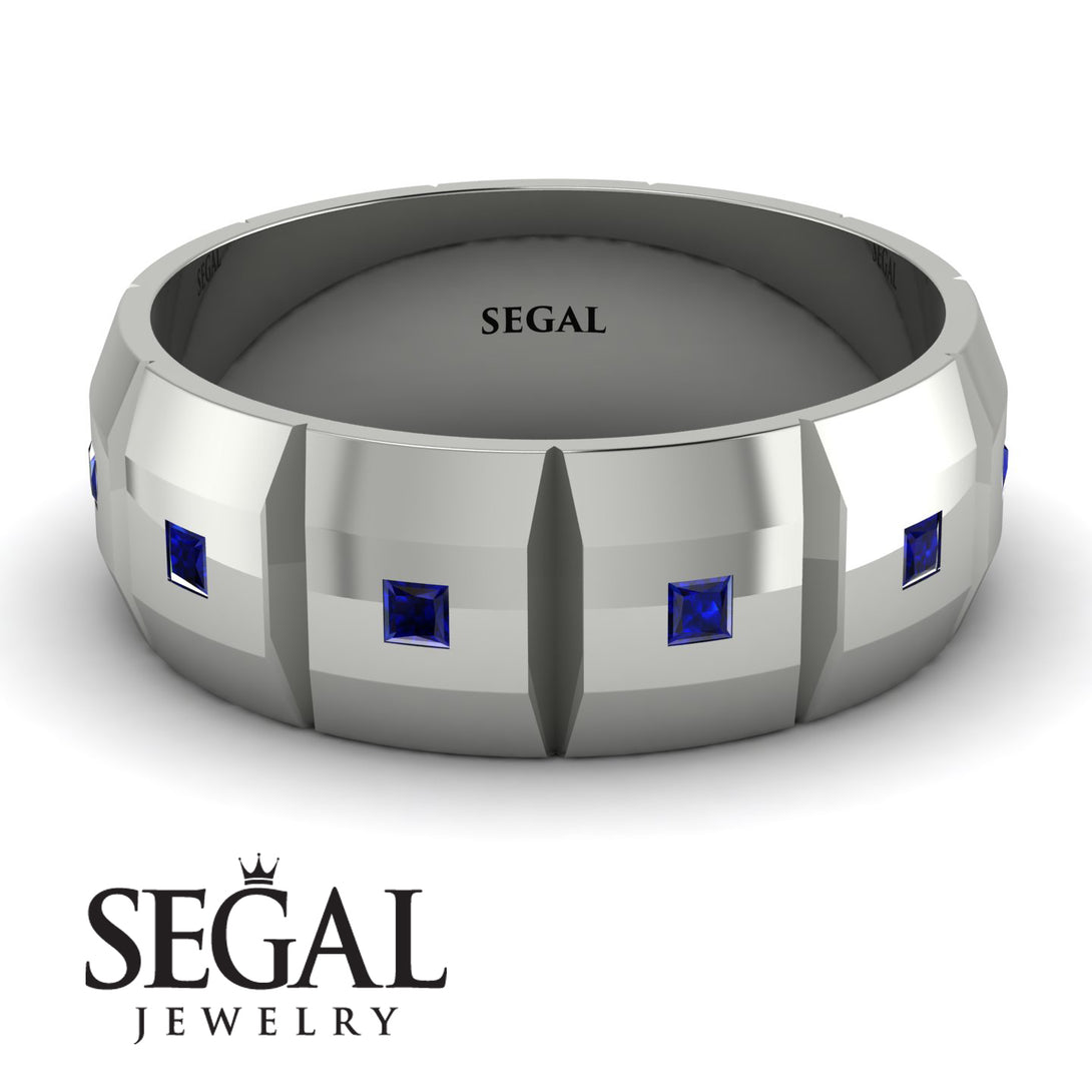 Eternity Princess Sapphire Wedding Ring - Michael No. 15