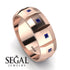 Eternity Princess Sapphire Wedding Ring - Michael No. 14 image 3