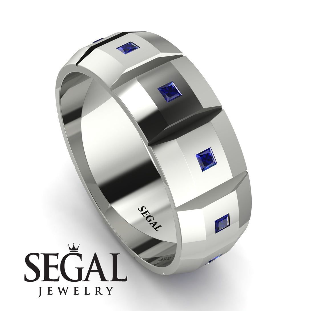 Eternity Princess Sapphire Wedding Ring - Michael No. 15