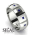 Eternity Princess Sapphire Wedding Ring - Michael No. 15
