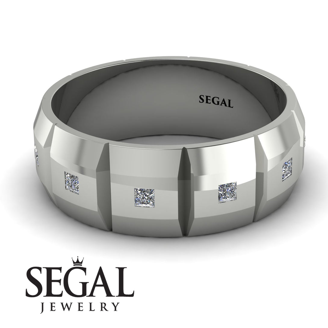 Eternity Princess Diamond Wedding Ring - Michael No. 3