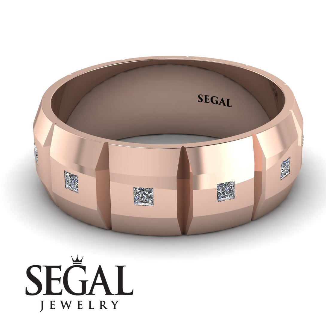 Eternity Princess Diamond Wedding Ring - Michael No. 2