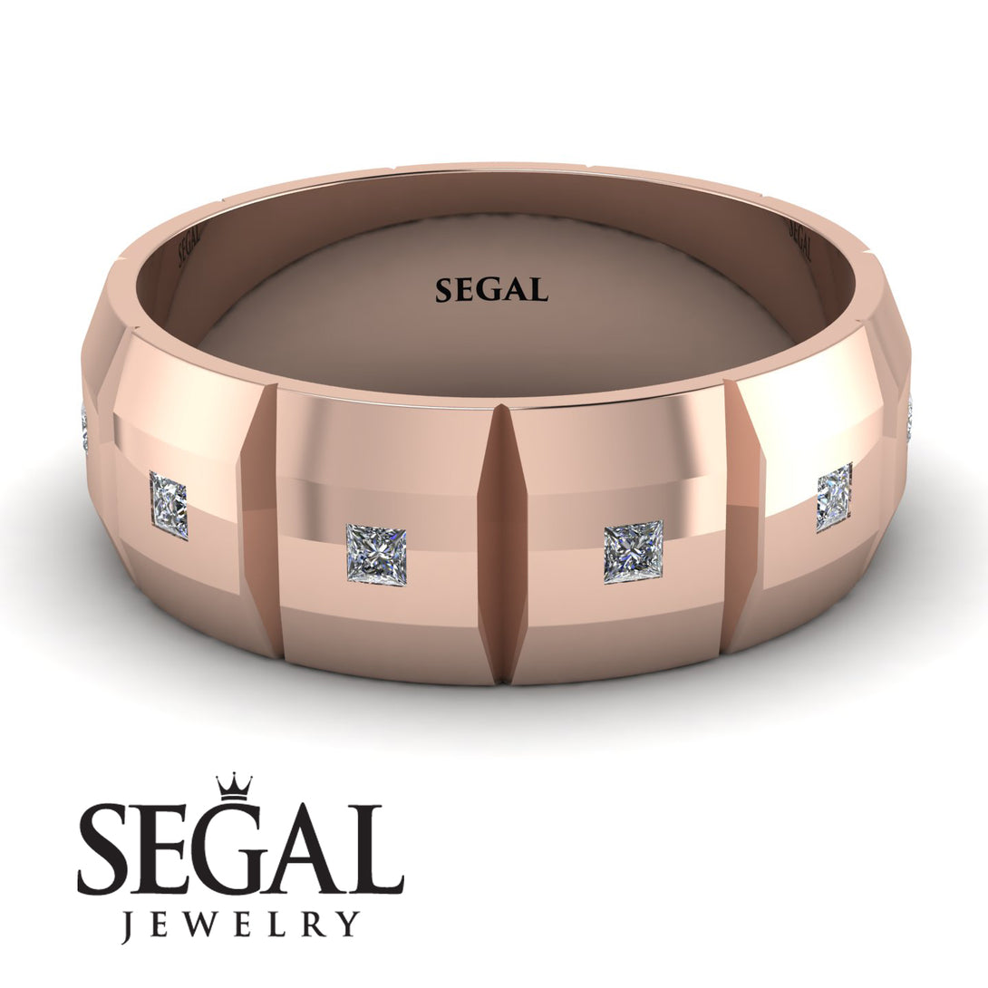 Eternity Princess Diamond Wedding Ring - Michael No. 2