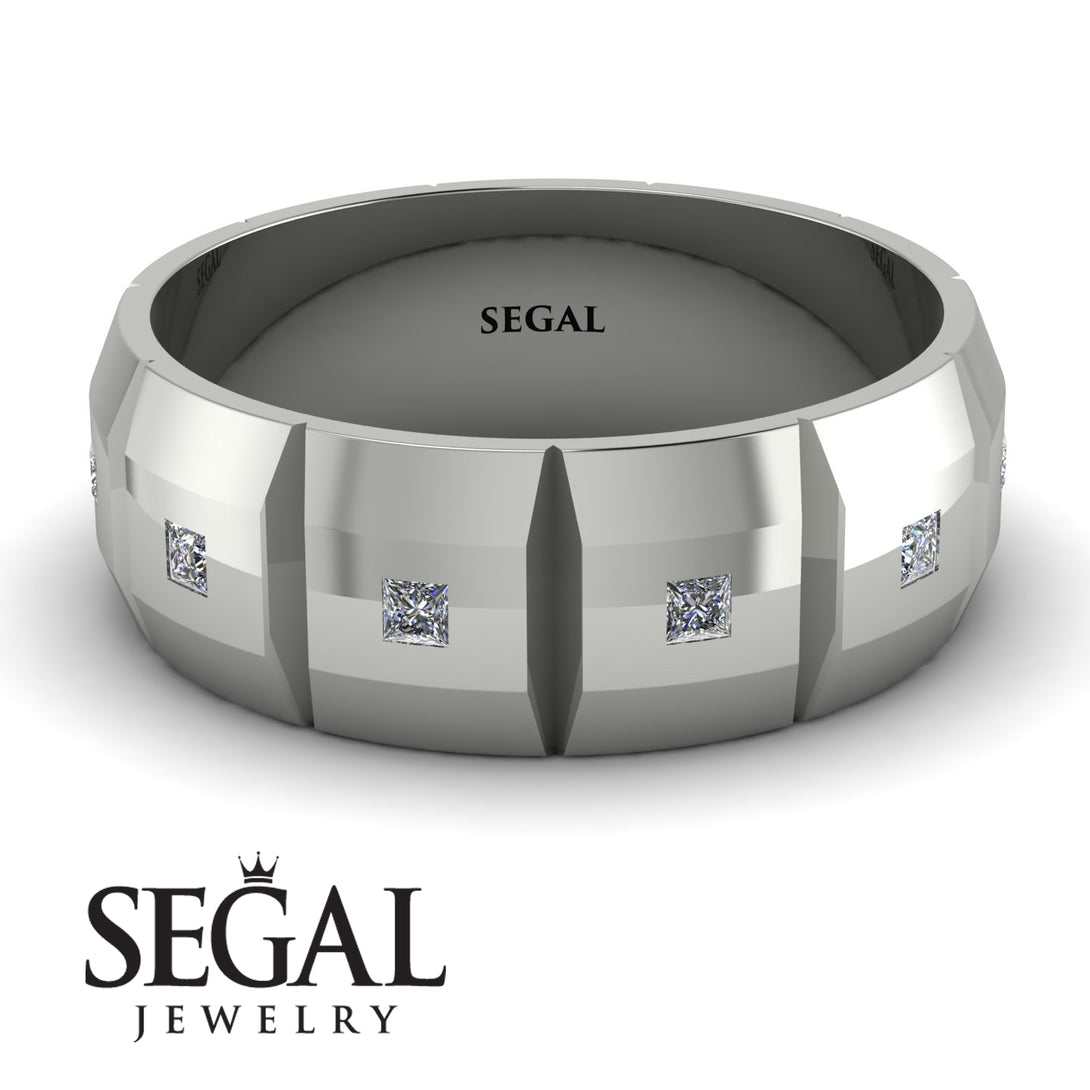 Eternity Princess Diamond Wedding Ring - Michael No. 3