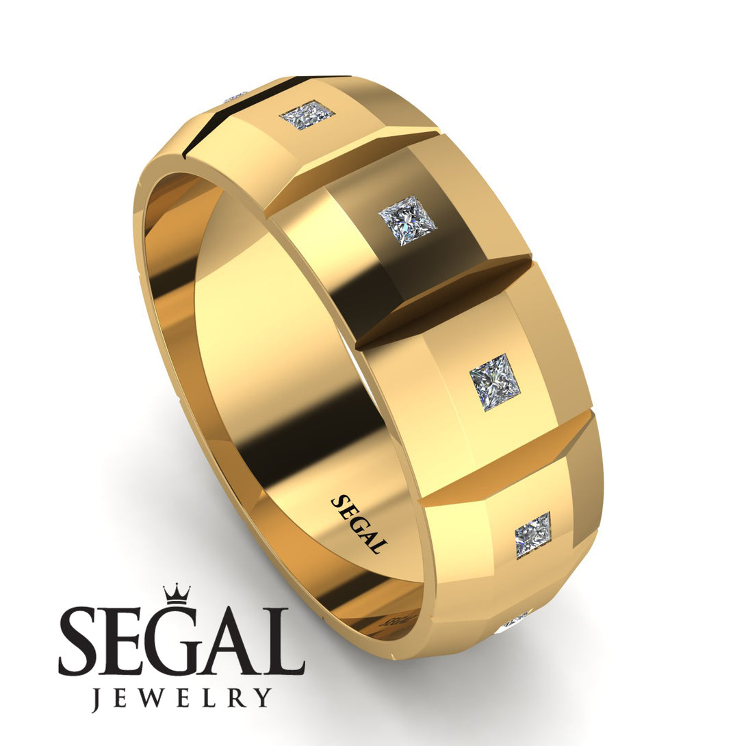 Eternity Princess Diamond Wedding Ring - Michael No. 1