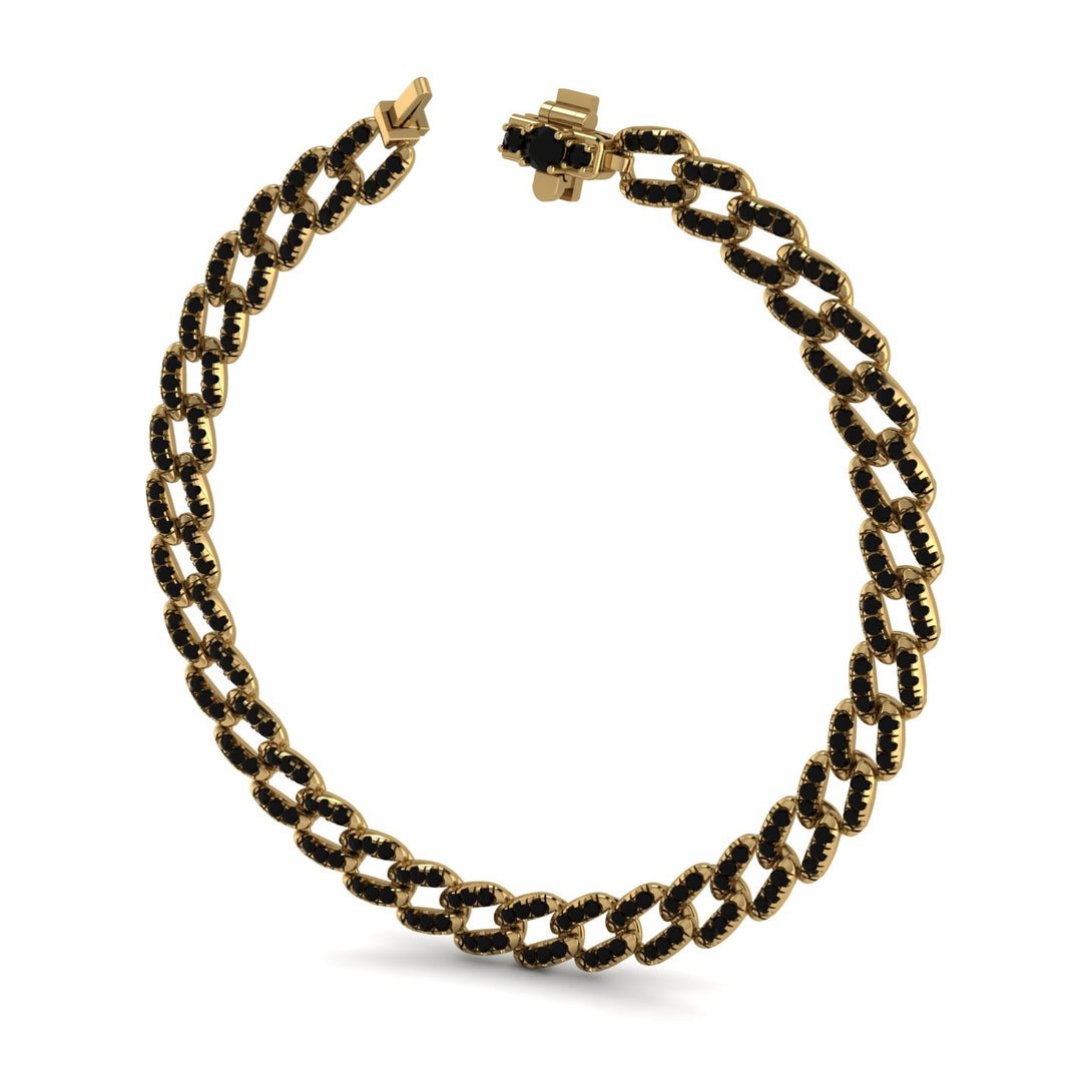 Cuban Black Diamond Necklace - Clarissa No. 7