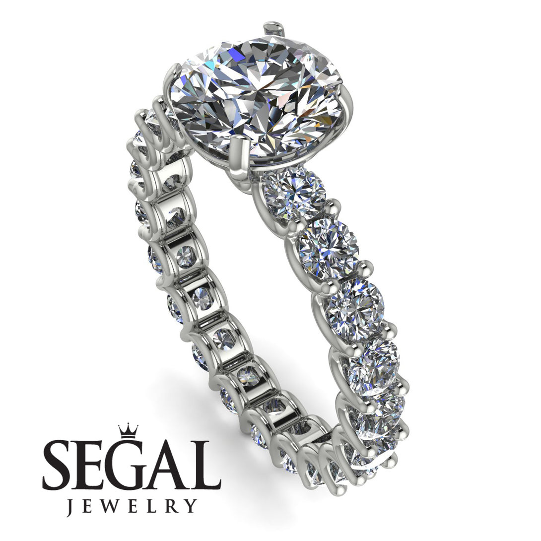 Fancy Diamond Engagement Ring - River No. 3