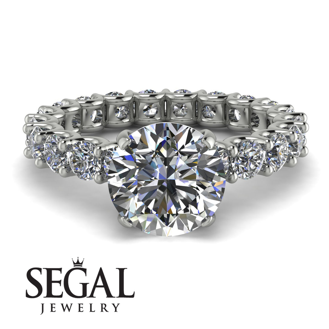 Fancy Diamond Engagement Ring - River No. 3