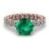Fancy Emerald Engagement Ring - River No. 5