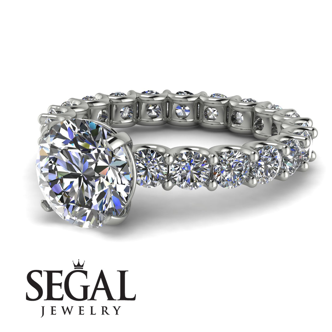 Fancy Diamond Engagement Ring - River No. 3