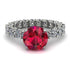 Fancy Ruby Engagement Ring - River No. 12