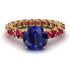 Fancy Sapphire Engagement Ring - River No. 58