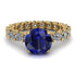 Fancy Sapphire Engagement Ring - River No. 13