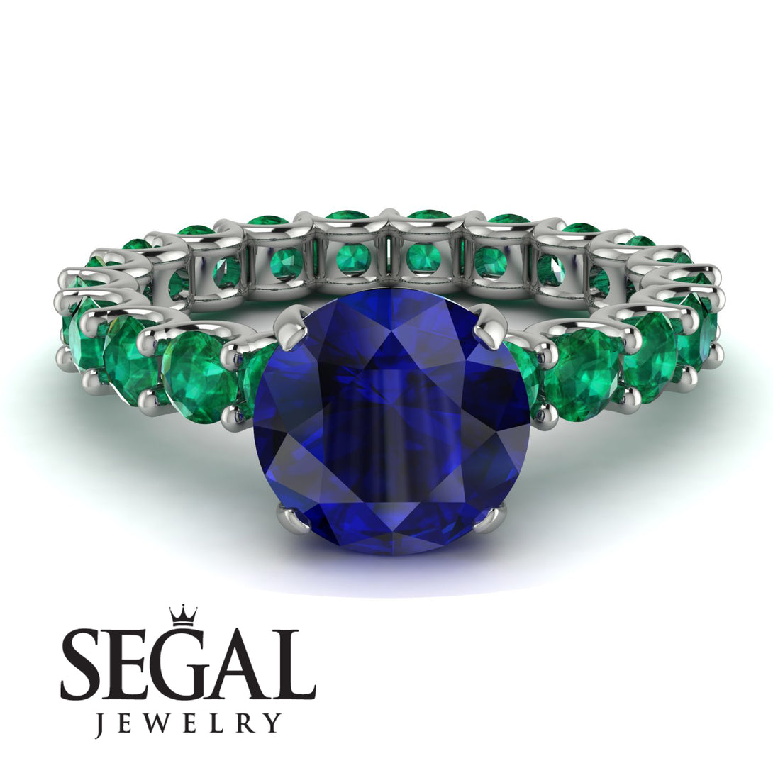 Fancy Sapphire Engagement Ring - River No. 30