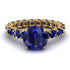 Fancy Sapphire Engagement Ring - River No. 73