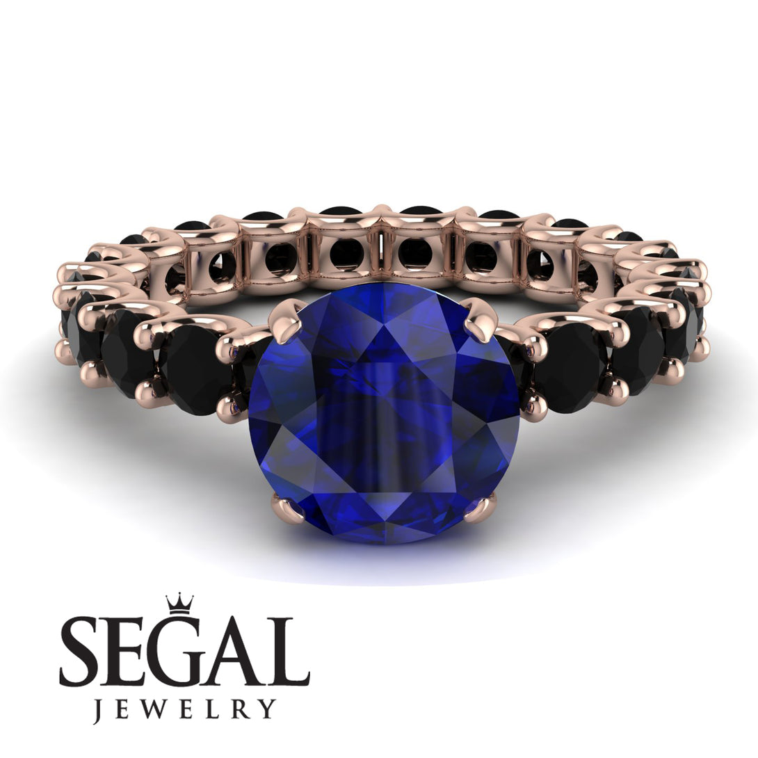 Fancy Sapphire Engagement Ring - River No. 44