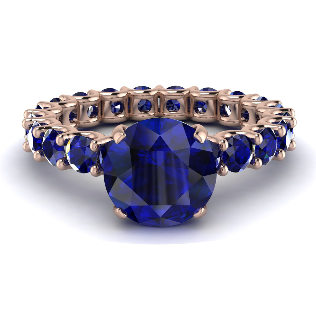 Fancy Sapphire Engagement Ring - River No. 74