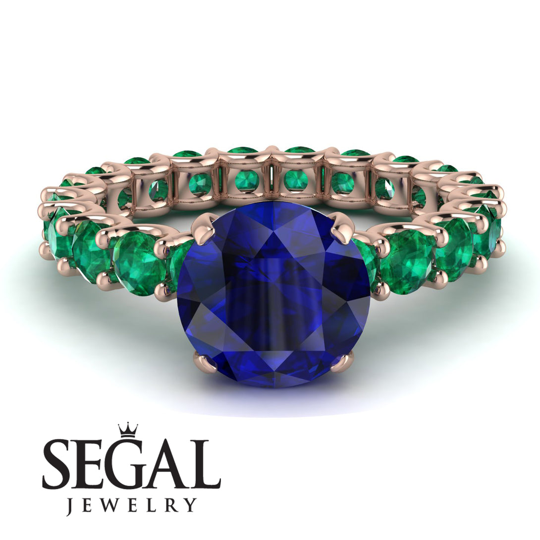 Fancy Sapphire Engagement Ring - River No. 29