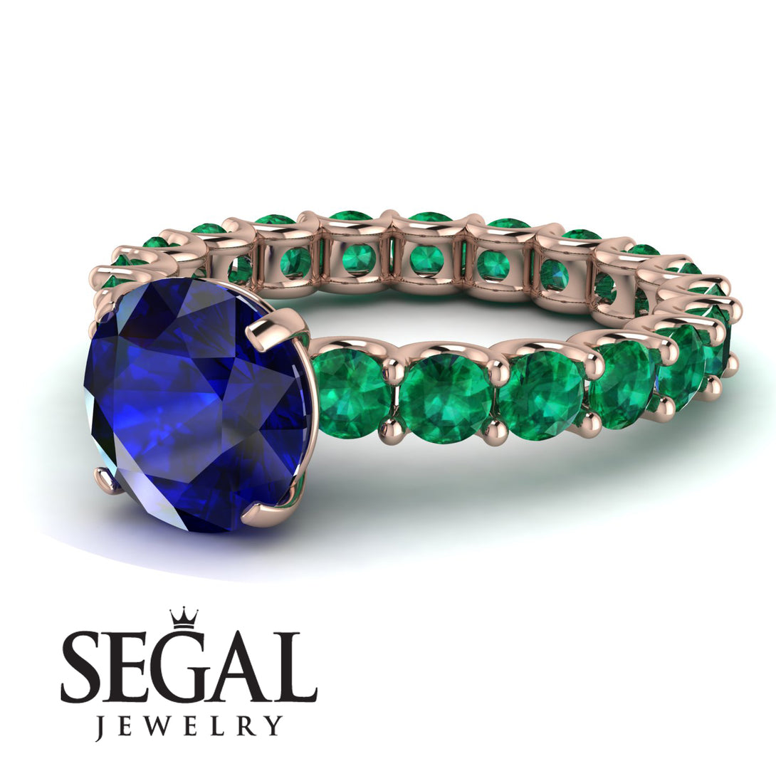 Fancy Sapphire Engagement Ring - River No. 29