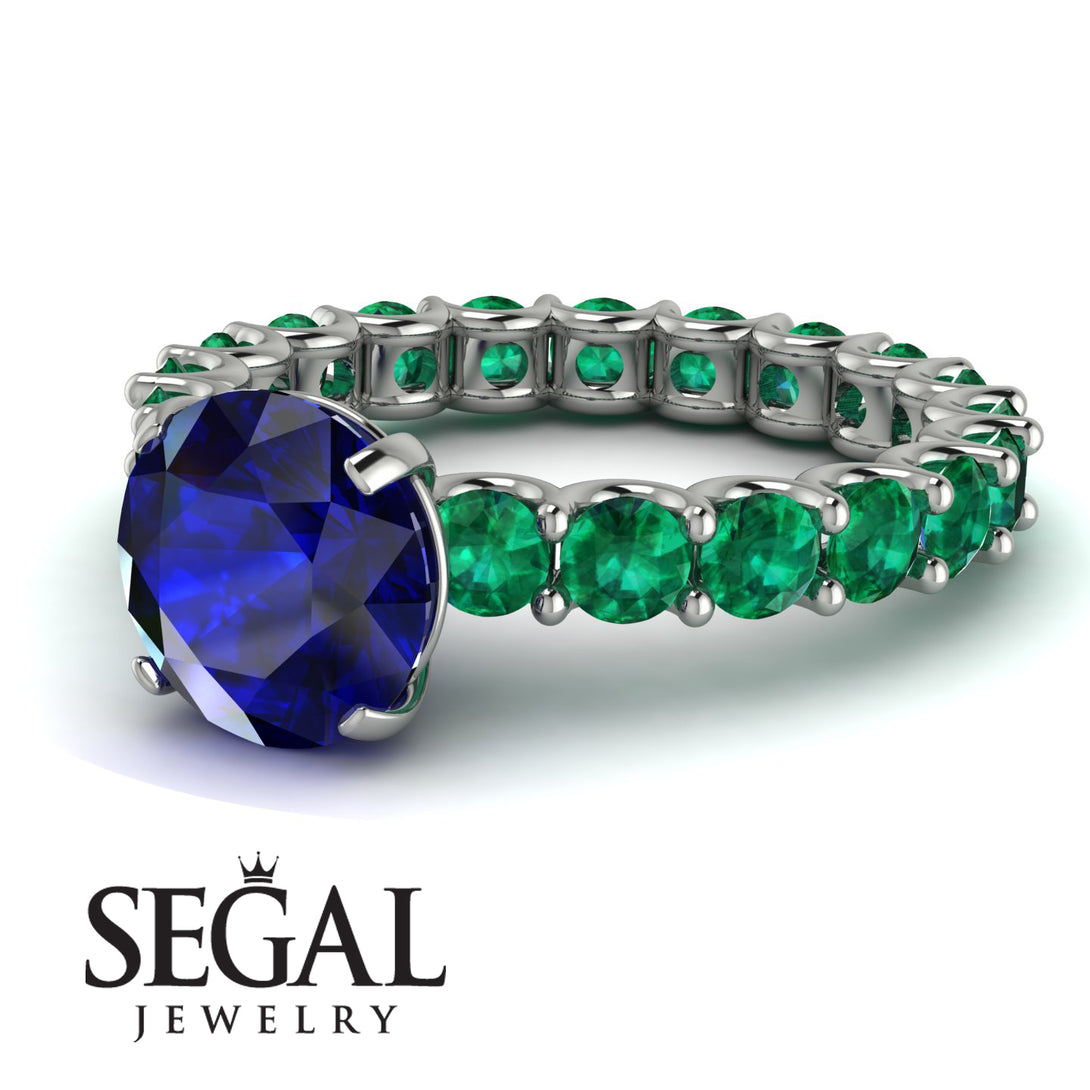 Fancy Sapphire Engagement Ring - River No. 30