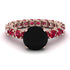 Fancy Black Diamond Engagement Ring - River No. 53 image 1