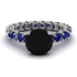 Fancy Black Diamond Engagement Ring - River No. 69 image 1