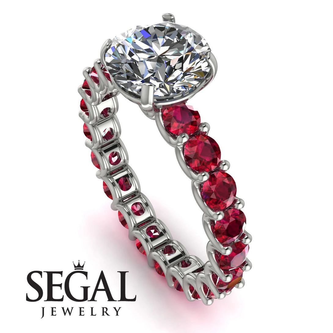 Jennifer Custom Semi-Mount Fancy Diamond Engagement Ring - River No. 481