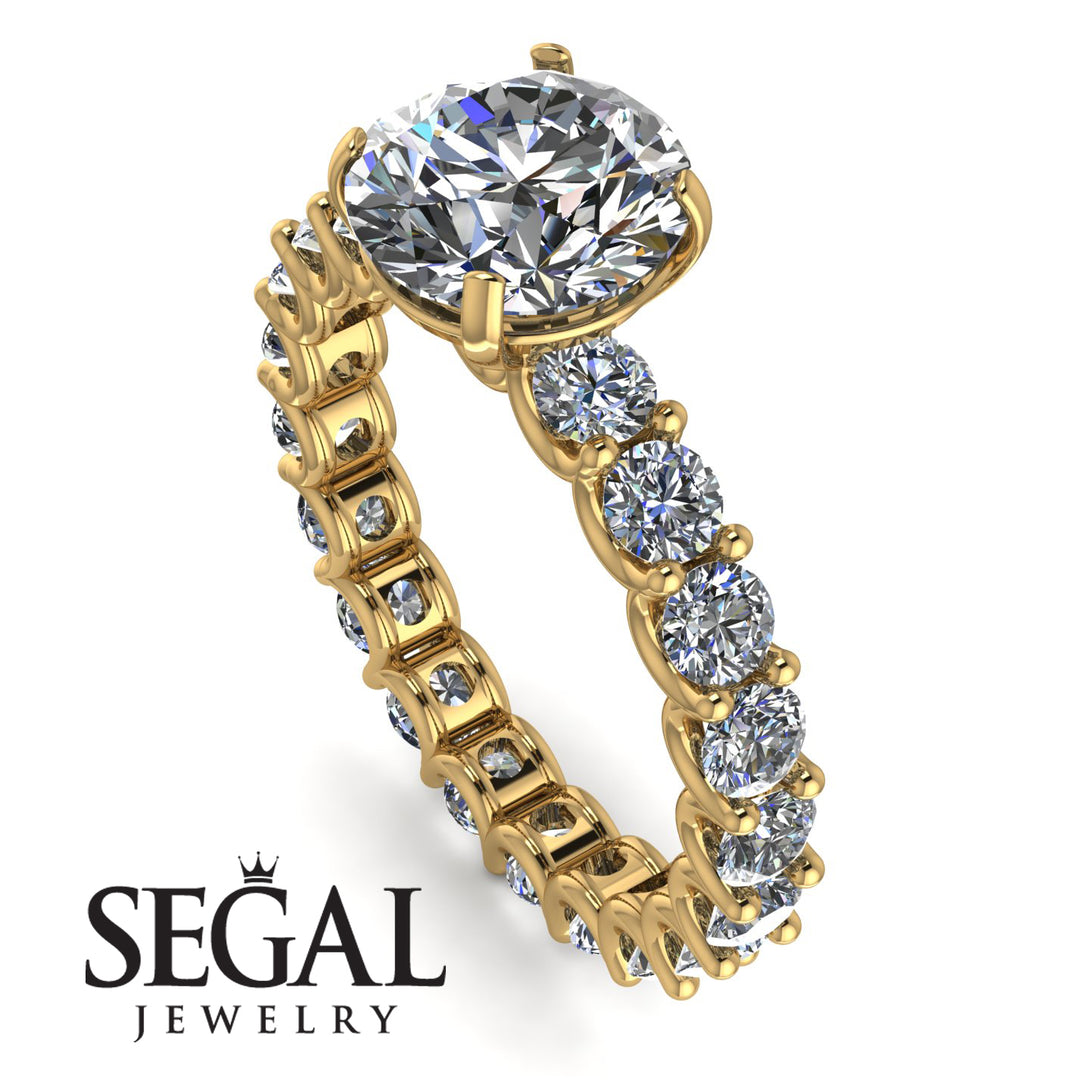 Fancy Diamond Engagement Ring - River No. 1