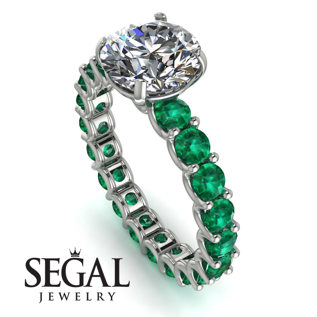 Fancy Diamond Engagement Ring - River No. 18