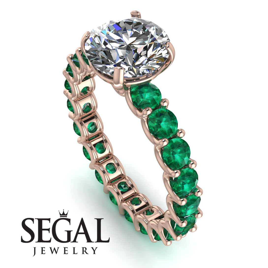 Fancy Diamond Engagement Ring - River No. 17