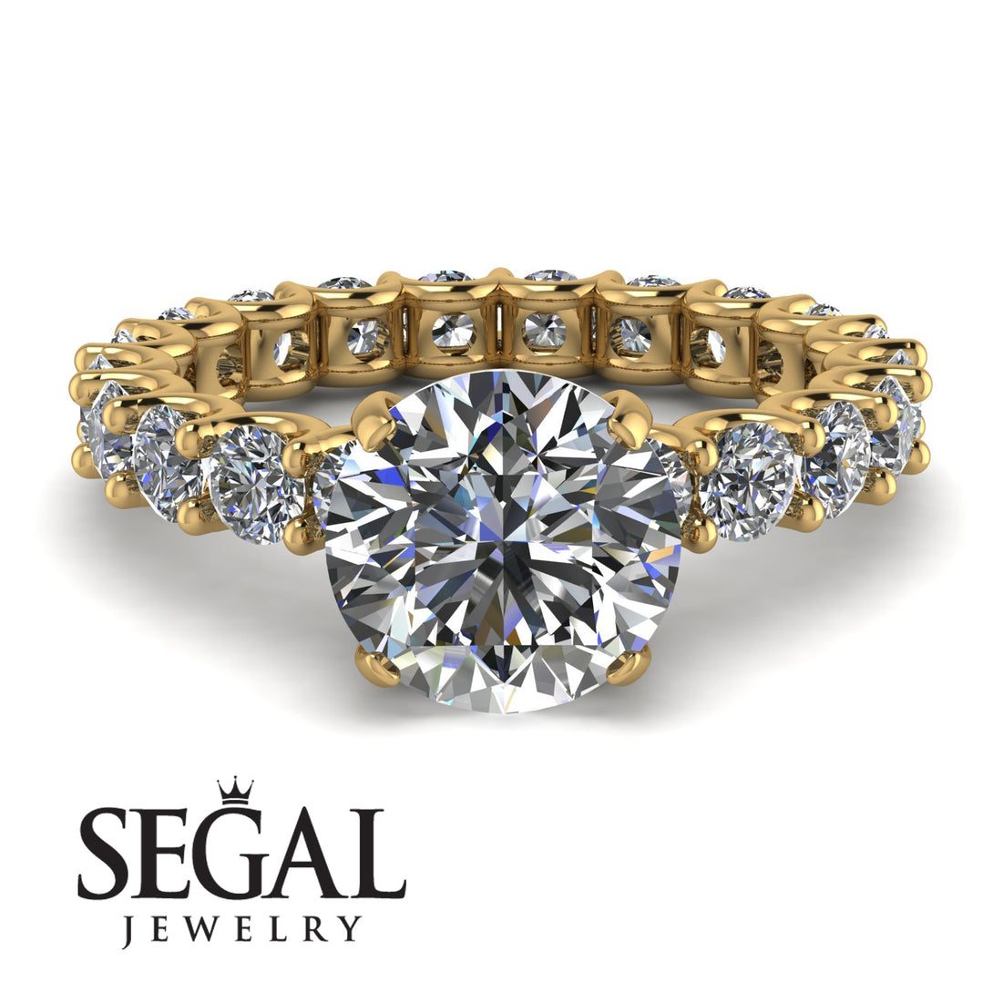 Fancy Diamond Engagement Ring - River No. 1