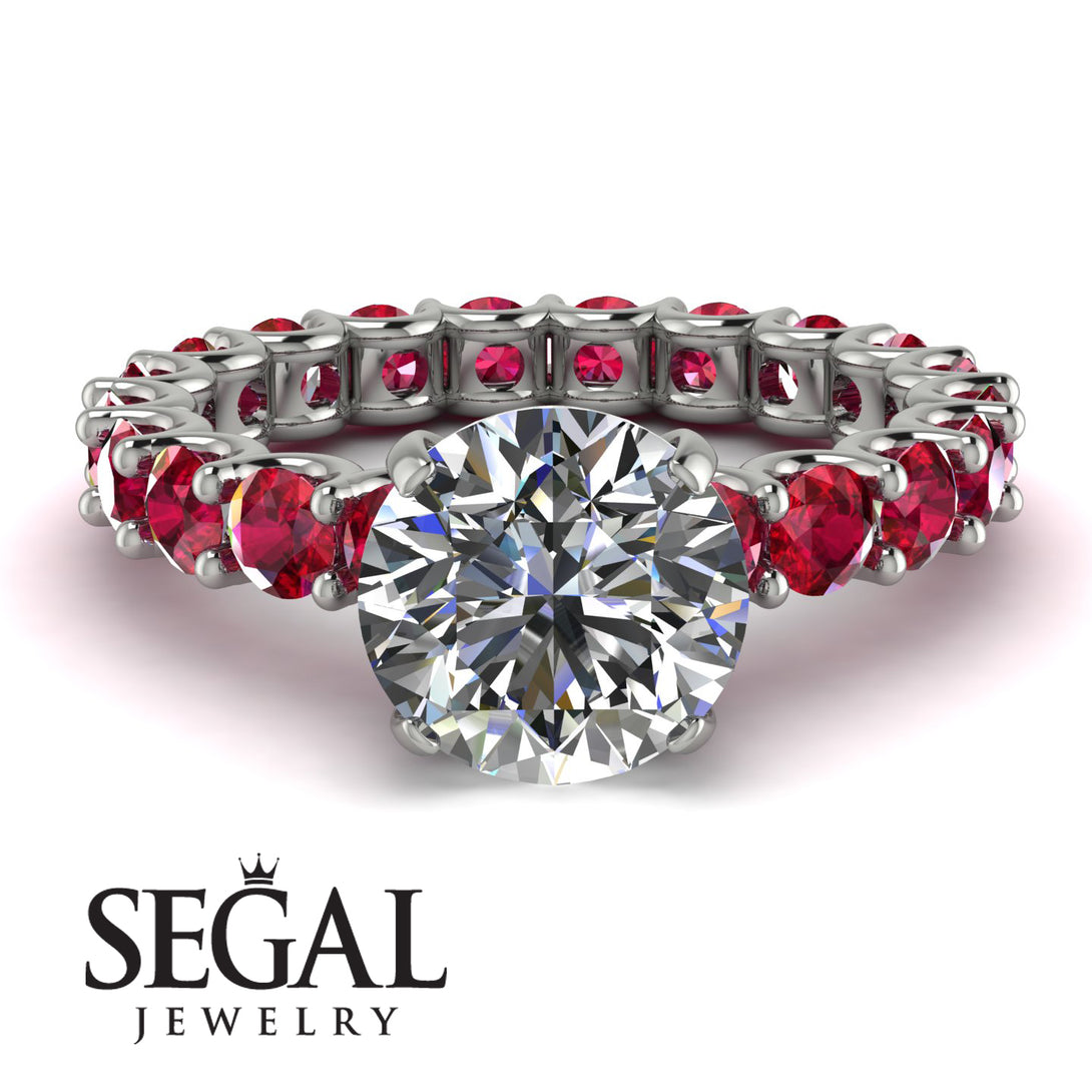 Fancy Diamond Engagement Ring - River No. 48