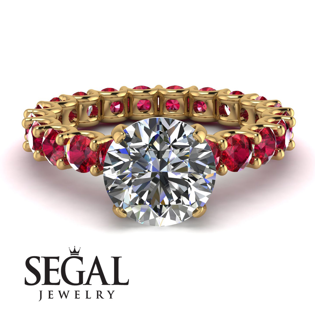 Fancy Diamond Engagement Ring - River No. 46