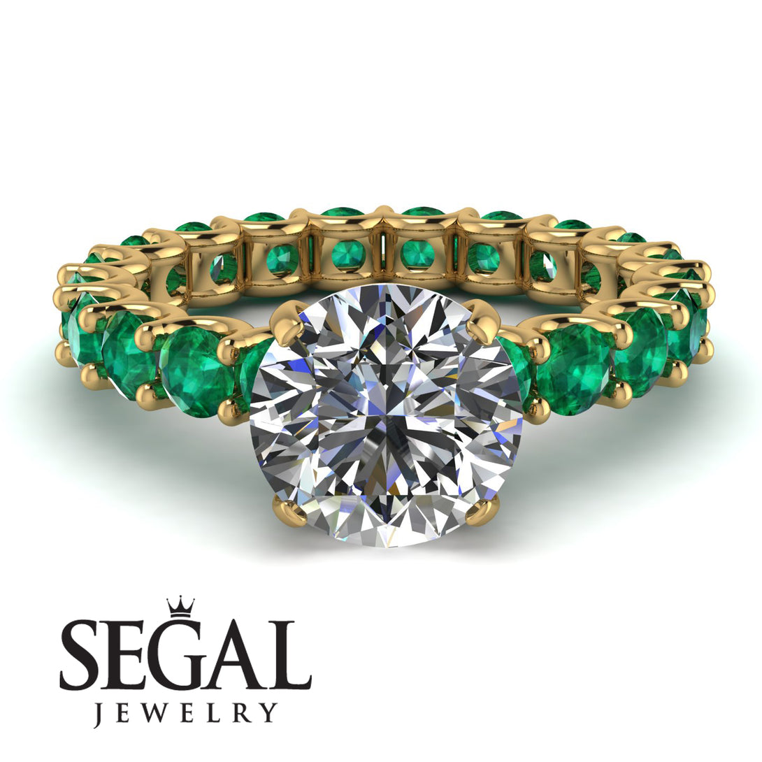 Fancy Diamond Engagement Ring - River No. 16