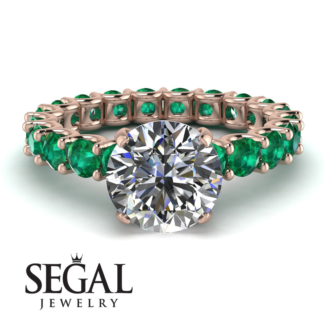 Fancy Diamond Engagement Ring - River No. 17