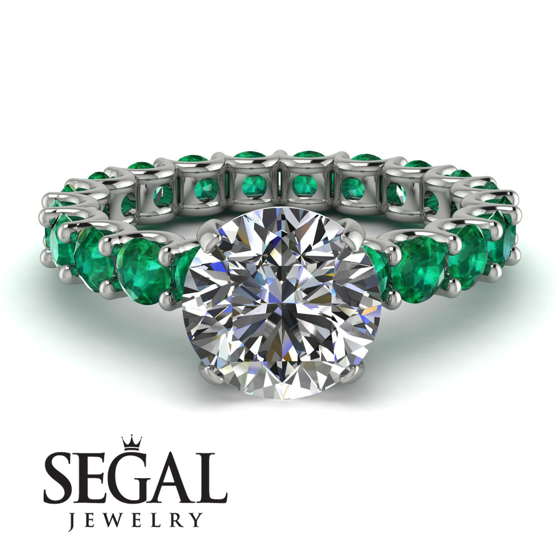 Fancy Diamond Engagement Ring - River No. 18