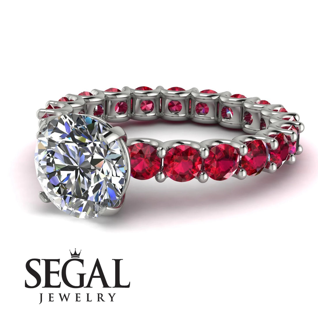 Jennifer Custom Semi-Mount Fancy Diamond Engagement Ring - River No. 481