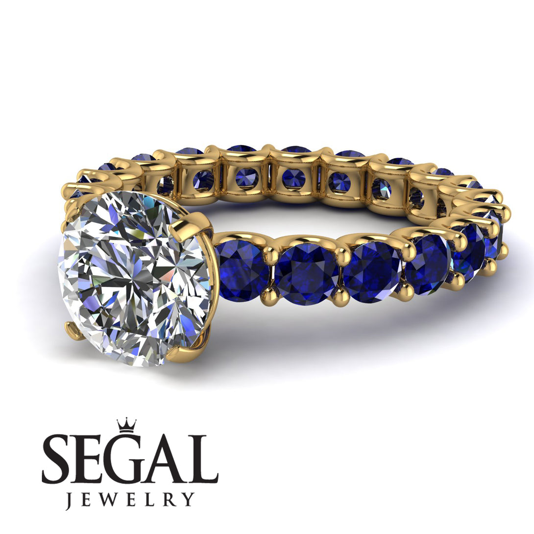 Fancy Diamond Engagement Ring - River No. 61