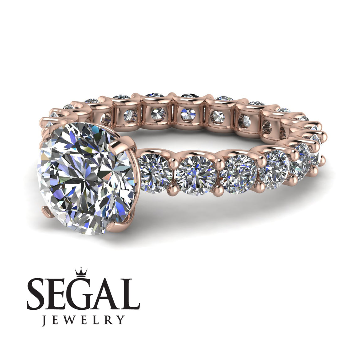 Fancy Diamond Engagement Ring - River No. 2