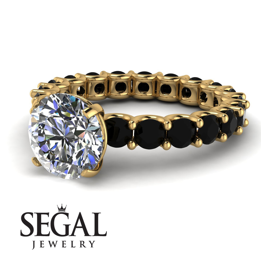 Fancy Diamond Engagement Ring - River No. 31