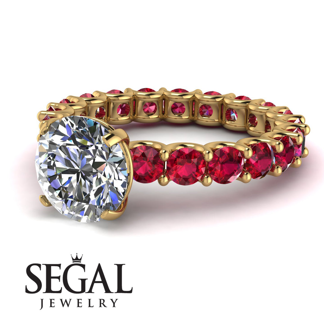 Fancy Diamond Engagement Ring - River No. 46