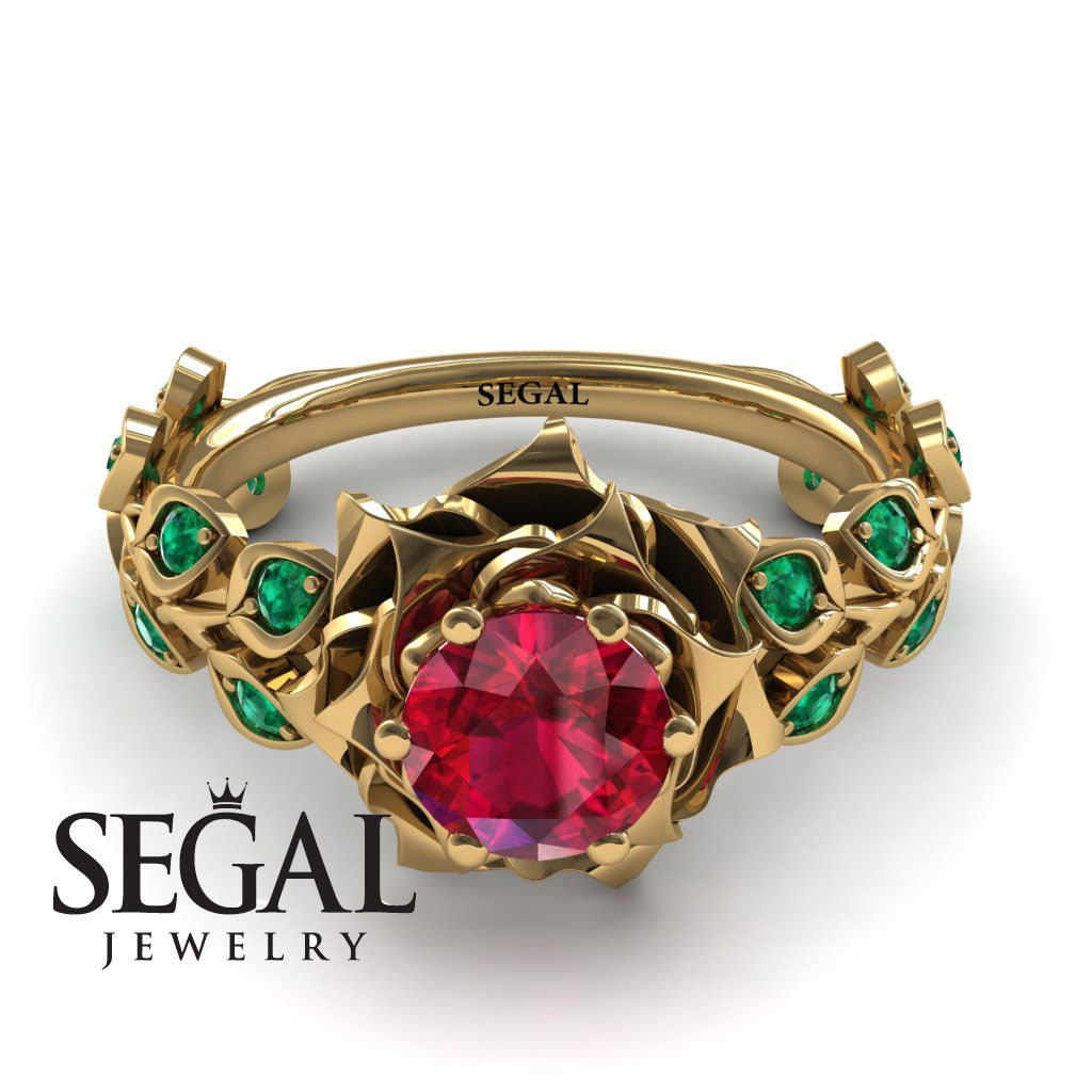 Rose Flower And Leaves - Diana no. 10