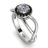 Split Shank Halo Diamond Engagement Ring - Adriana No. 33 image 1