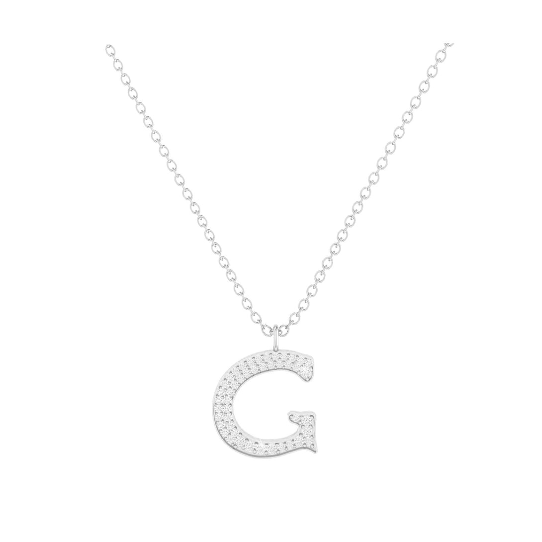 G - Letter Name Necklace Initial Necklace