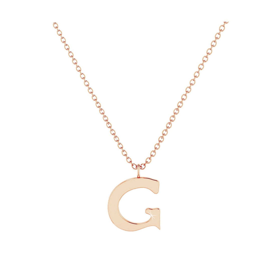 G - Letter Name Necklace Initial Necklace