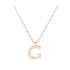 G - Letter Name Necklace Initial Necklace